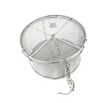 Stainless Steel Tea Ball Strainer & Soup Seasonings Separation Basket Spice Filter, Fine Mesh, 8 Diameter x 4 Height inch, 1 each
