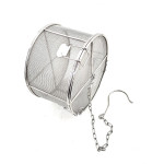 Stainless Steel Tea Ball Strainer & Soup Seasonings Seperation Basket Spice Filter, Fine Mesh, 6.5 Diameter x 4 Height inch, 1 each