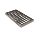 Char-Rock Broiler Cast Iron Bottom Grade, 15 x 8 in, 1 each