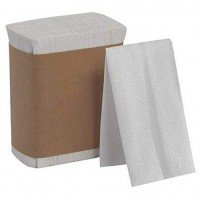 Royal Paper PC501 1-Ply Tall-Fold White Paper Dispenser Napkins – 13.5 x 7 inch – 10,000/Case