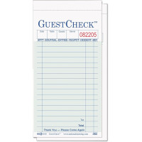 GuestCheck™ G6000 (16)Line(s) Green Carbon Medium 2-Part Guest Check, 2500 each