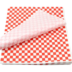 Bagcraft P057700 Red Check Sandwich Wrap and Basket Liner, Grease Resistant, 12 x 12 inch, 5000 each