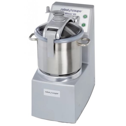 Robot Coupe BLIXER20 Commercial Blender/Mixer, (20)Liter(s) Stainless Steel Bowl, (3)Fine-Serrated S-Blade(s) included, (2)Speed(s)1800/3600rpm,, 5.5hp, 208-240v/60/3-ph, ETL Listed 