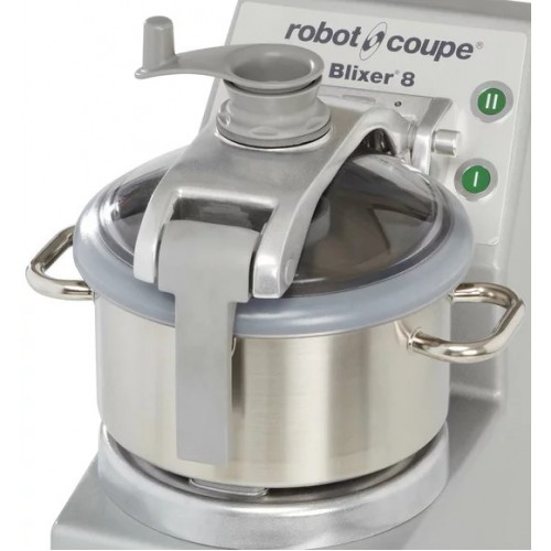 Robot Coupe BLIXER8 Commercial Blender/Mixers, (8)Liter(s) Stainless Steel Bowl, (1)Fine-Serrated Twin Blade(s) included, 3hp, 208-240v/60/3, 1800/3600rpm, ETL Listed 