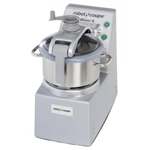 Robot Coupe BLIXER8 Commercial Blender/Mixers, (8)Liter(s) Stainless Steel Bowl, (1)Fine-Serrated Twin Blade(s) included, 3hp, 208-240v/60/3, 1800/3600rpm, ETL Listed 