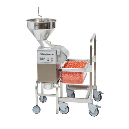 Robot Coupe CL55WS Vegetable Preparation Workstation, Floor Model, (2)Feed Head(s), (16)disc(s) included, 2.5hp, 13.5amps, 425rpm, , 120v/60/1-ph, ETL Listed
