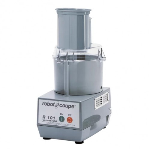Robot Coupe R101P Combination Food Processors, (1.9)Liter(s) Gray Composite Bowl, S-Blade & Sliding/Grating Discs included, 3/4hp, 1725 rpm, 120v/60/1-ph, ETL Listed