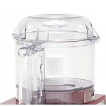 Robot Coupe R2BCLR Cutter/Mixer, Clear Polycarbonate Bowl, Smooth S-Blade included, 1725rpm, 7amps, 1hp, 120v/60/1-ph, ETL Listed