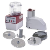 Robot Coupe R2CLRDICE Combination Food Processor, (2.9)Liter(s), Clear Polycarbonate  Bowl, S-Blade & Grating/Slicing/Dicing Discs included, 1725 rpm, 2hp, 120v/60/1-ph, ETL Listed