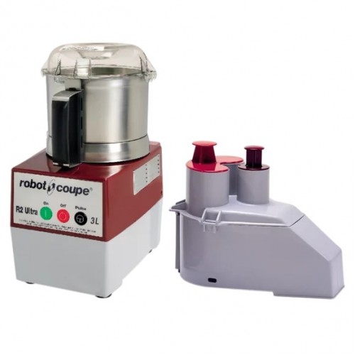 Robot Coupe R2N Ultra Combination Food Processor, (3)Liter(s) Stainless Steel Bowl, 1hp, 120v/60/1, 1725rpm, S Blade + Grating & Slicing Disc included, ETL Listed