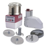 Robot Coupe R2UDICE Combination Food Processor, (2.9)Liter(s), Stainless Steel Bowl, S-Blade & Grating/Slicing/Dicing Discs included, 1725 rpm, 2hp, 120v/60/1-ph, ETL Listed