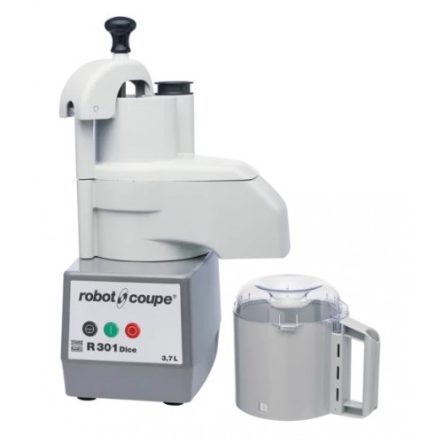 Robot Coupe R301DICE Combination Food Processor, (3.7)Liter(s) Gray Composite Bowl, 2hp, S Blade & (3)disc(s) included, 120v/60/1, 1725rpm, ETL Listed