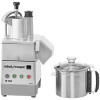 Robot Coupe R702 Combination Food Processor, (7.5)Liter(s) Stainless Steel Bowl, S-Blade & Grating/Slicing Discs included, (2)Speed(s) 900/1800rmp, 2.4hp, 208-240v/60/3-ph, ETL Listed