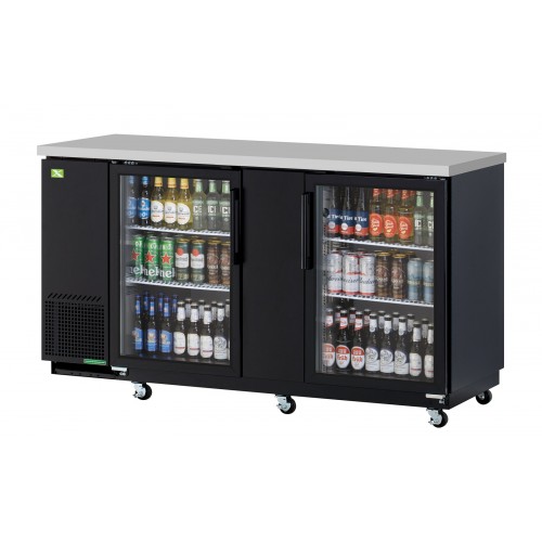 RefrigerationX XBB-3SG-N6 69 inch Back Bar Refrigerator