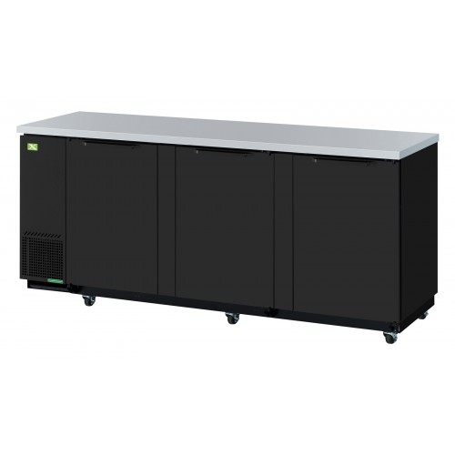 RefrigerationX XBB-4SB-N 90-3/8 inch Back Bar Refrigerator