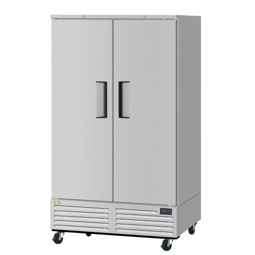 RefrigerationX XBF47-2-N 51-3/4(w) inch Bottom Mount Reach-In Upright Freezer, (2)Solid Swing Door(s), 42.27Cu.ft, (6)Shelve(s), 1/2hp, 115v/60/1-ph, ETL Listed