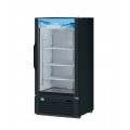 RefrigerationX XGM-10B-N6 26-3/8(w) inch Bottom Mount Refrigerator Merchandiser, (1)Glass Swing Door(s), Black Exterior Color, 8.93Cu.ft, (3)Shelve(s), 1/4hp, 115v/60/1-ph, ETL Listed