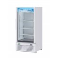 RefrigerationX XGM-10W-N6 26-3/8 inch Bottom Mount Glass Door Merchandiser Refrigerator, 8.93 Cu. Ft., White