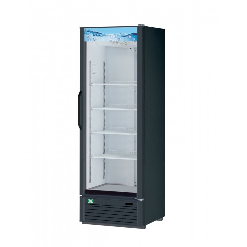 RefrigerationX XGM-15B-N6 26-3/8 inch Bottom Mount Glass Door Merchandiser Refrigerator