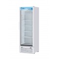 RefrigerationX XGM-15W-N6 26-3/8 inch Bottom Mount Glass Door Merchandiser Refrigerator, 14.44 Cu. Ft., White