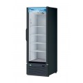 RefrigerationX XGM-23B-N6 26-3/8 inch Bottom Mount Glass Door Merchandiser Refrigerator, 18.9 Cu. Ft., Black