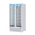 RefrigerationX XGM-35W-N 39-1/2 inch Bottom Mount Glass Door Merchandiser Refrigerator, 30.2 Cu. Ft., White