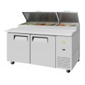 RefrigerationX XPR-67-N 67-1/8(w) inch Refrigerated Pizza Prep Table, 20 Cu.ft, 9 Pan