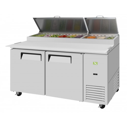 RefrigerationX XPR-67-N 67-1/8(w) inch Refrigerated Pizza Prep Table
