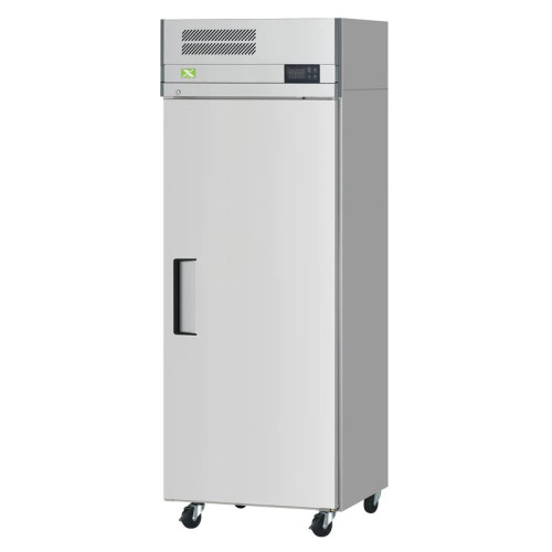 RefrigerationX XR19-1-N6 25-1/4(w) inch Top Mount Reach-In Upright Refrigerator, (1)Solid Swing Door(s), 18.46Cu.ft, (3)Shelve(s), 1/7hp, 115v/60/1-ph, ETL Listed