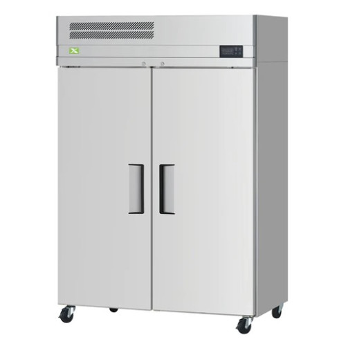 RefrigerationX XR47-2-N6 51-3/4(w) inch Top Mount Reach-In Upright Refrigerator, (2)Solid Swing Door(s), 42.27Cu.ft, (6)Shelve(s), 1/5hp, 115v/60/1-ph, ETL Listed