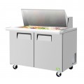 RefrigerationX XST-48-18-N6 48-1/8(w) inch Refrigerated Mega Top Sandwich Prep Table, (2)Solid Swing Door(s), 17.82Cu.ft, (18)1/6 Pan(s), (2)Shelve(s), 1/3hp, 115v/60/1-ph,  ETL Listed