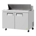 RefrigerationX XST-60-N 60-1/4(w) inch Refrigerated Standard Top Sandwich Prep Table, (2)Solid Swing Door(s),20.73Cu.ft, (16)1/6 Pan(s), (2)Shelve(s), 2/5hp, 115/60/1-ph,  ETL Listed