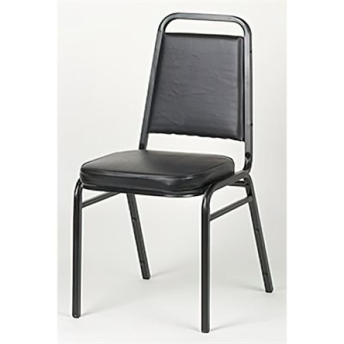 Royal Industries ROY 718 B Stack Chair Black Frame with Black Back & Seat, Essembled,17(W) x 16-1/2(D) x 33-1/8(H) inch, 4 each Royal Industries ROY 718 B Stack Chair Black Frame with Black Back & Seat, Essembled,17(W) x 16-1/2(D) x 33-1/8(H) inch, 4 each