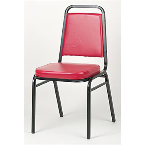 Royal Industries ROY 718 R Stack Chair Black Frame with Red Back & Seat, Essembled,17(W) x 16-1/2(D) x 33-1/8(H) inch, 4 each Royal Industries ROY 718 R Stack Chair Black Frame with Red Back & Seat, Essembled,17(W) x 16-1/2(D) x 33-1/8(H) inch, 4 each