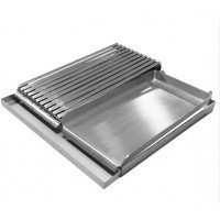 Serve-Ware ABG24SS Add-On Broiler/Griddle Top, 24(w)x27(d)x4(h) inch, NSF Listed