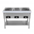 Serv-Ware EST3-1 44(w) inch Electric Steam Table, (3)Open Well(s), 1500w, 120v/60/1-ph, ETL Listed