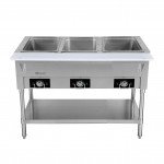 Serv-Ware EST3-1 44(w) inch Electric Steam Table, (3)Open Well(s), 1500w, 120v/60/1-ph, ETL Listed