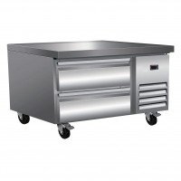 Serv-Ware CB36-HC 38 inch 5.1 Cu. Ft. 2-Drawer Refrigerated Chef Base