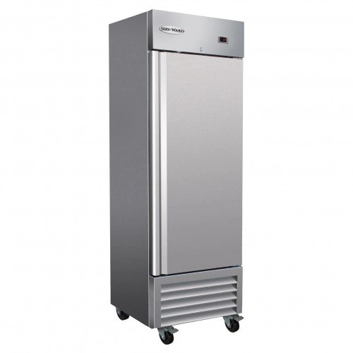 Serv-Ware RF1-19-HC 19 Cu. Ft. One-Door Bottom-Mount Reach-In Freezer