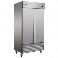 Serv-Ware RR2-35-HC 39.5 inch 35 Cu. Ft. Two-Door Bottom-Mount Reach-In Refrigerator