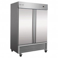 Serv-Ware RR2-HC-T 53.9 inch 49 Cu. Ft. Two-Door Bottom-Mount Reach-In Refrigerator