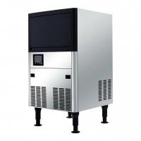 Serv-Ware SWUC-80H 19.76 inch Undercounter Ice Maker, 80 lb, Half Cube, Air-Cooled, 115V, ENERGY STAR®