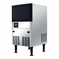 Serv-Ware SWUC-80H 19.76 inch Undercounter Ice Maker, 80 lb, Half Cube, Air-Cooled, 115V, ENERGY STAR®