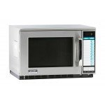 Sharp R-25JTF Commercial Heavy Duty Microwave Oven, Touch Controls, 0.7Cu.ft Capacity, Stainless Steel, 2100w, 208-230v/60/1-ph, NSF Listed