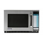 Sharp R-25JTF Commercial Heavy Duty Microwave Oven, Touch Controls, 0.7Cu.ft Capacity, Stainless Steel, 2100w, 208-230v/60/1-ph, NSF Listed