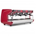Nuova Simonelli APPIA LIFE 3GR VOL (3)Group Head(s) Automatic Volumetric Espresso Machines, Red, (2)Steam Wand(s), (1)Hot Water Wand(s), (15)Liter(s) Boiler, 5000w, 23amps, 208-240v/60/1-ph, NSF Listed