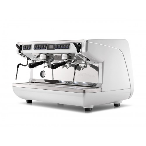 Nuova Simonelli APPIA LIFE 3GR VOL-W (3)Group Head(s) Automatic Volumetric Espresso Machines, White, (2)Steam Wand(s), (1)Hot Water Wand(s), (15)Liter(s) Boiler, 5000w, 23amps, 208-240v/60/1-ph, NSF Listed