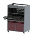 Skyfood CH-38TEPRM Tomasi Outdoor 38 Skewers Gas BarBecue Grill, Floor Model, 127v, NSF Listed