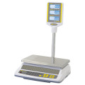 Skyfood CK-P60Plus Easy Weight Price Computing Scale with Pole, 60lb, Legal For Trade, 120v/60/1