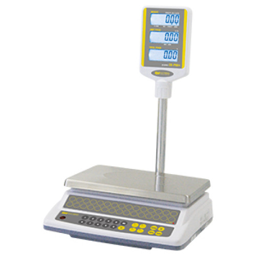 Skyfood CK-P60Plus Easy Weight Price Computing Scale with Pole, 60lb, Legal For Trade, 120v/60/1